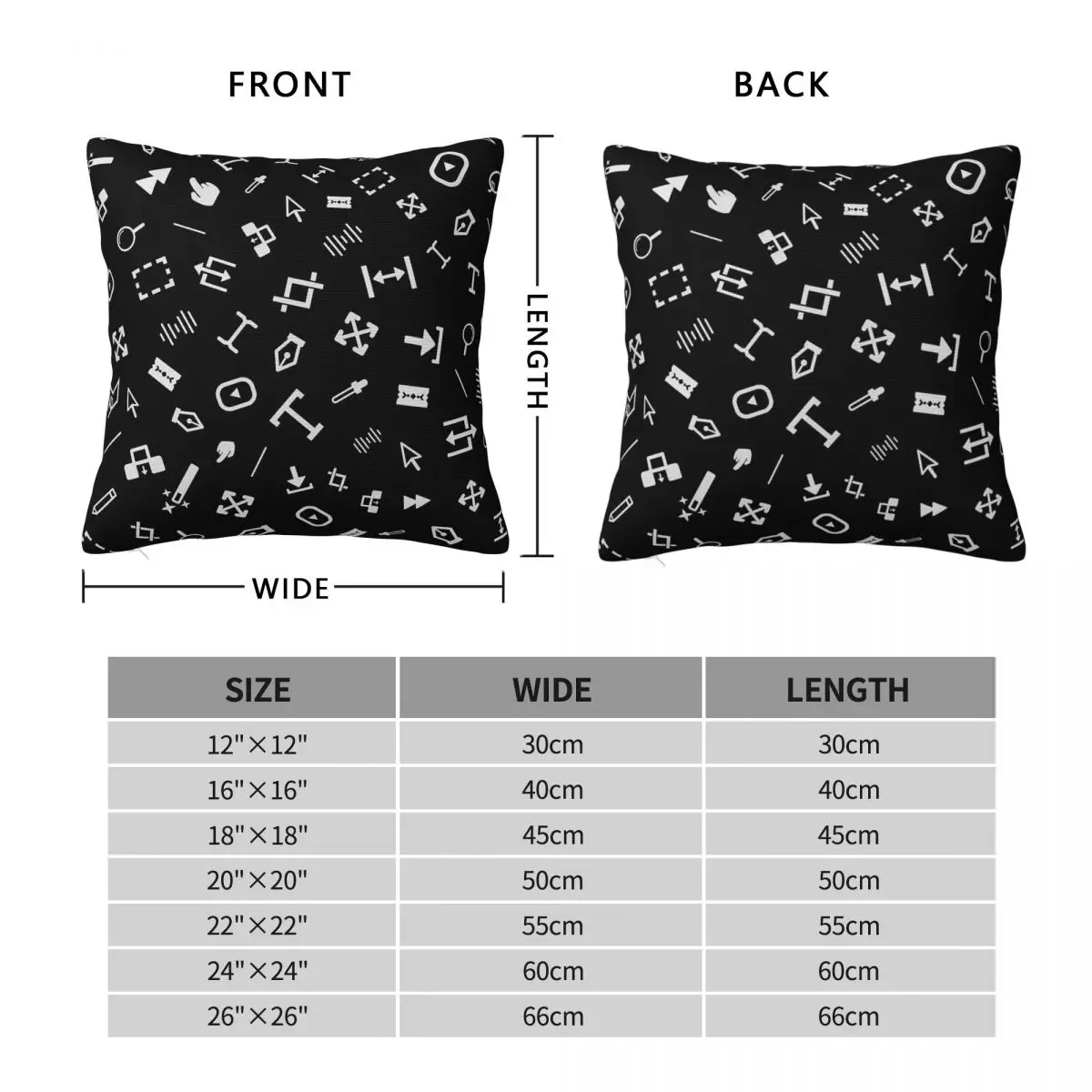 Tools Of The Video Trade Pillowcase Polyester Linen Velvet Printed Zip Decorative Room Cushion Cover