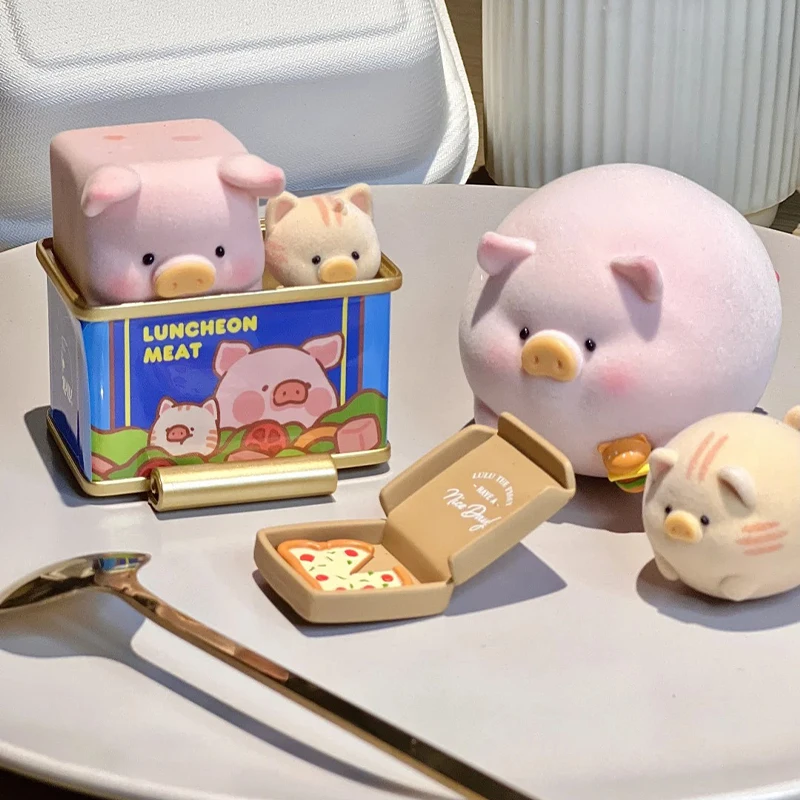 Lulu Piggy With You Series กล่องตาบอด Stay Anime ตุ๊กตาตุ๊กตา Surprise Guss กระเป๋า Kawaii เครื่องประดับตกแต่งของเล่นเด็กของขวัญ