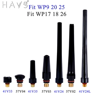 Seti 41v33 41v35 41v24 41v24l 57y04 57y03 57y02 tıg kaynak meşale uzunluğu ekstra uzun/orta/kısa kap geri wp9/17/20/18/25/26 En çok satılan 12 torç, tıg kaynağı, yüksek frekanslı №1