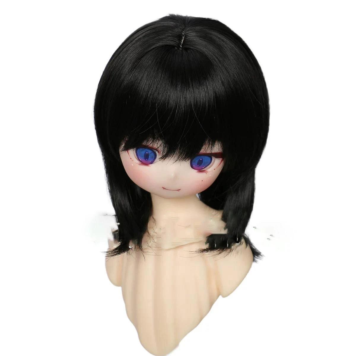Puppenperücke für 1/3 BJD-Puppen, Haar, DIY-Puppenzubehör, Perücke, Prinzessinnenhaarperücke – Detail 4