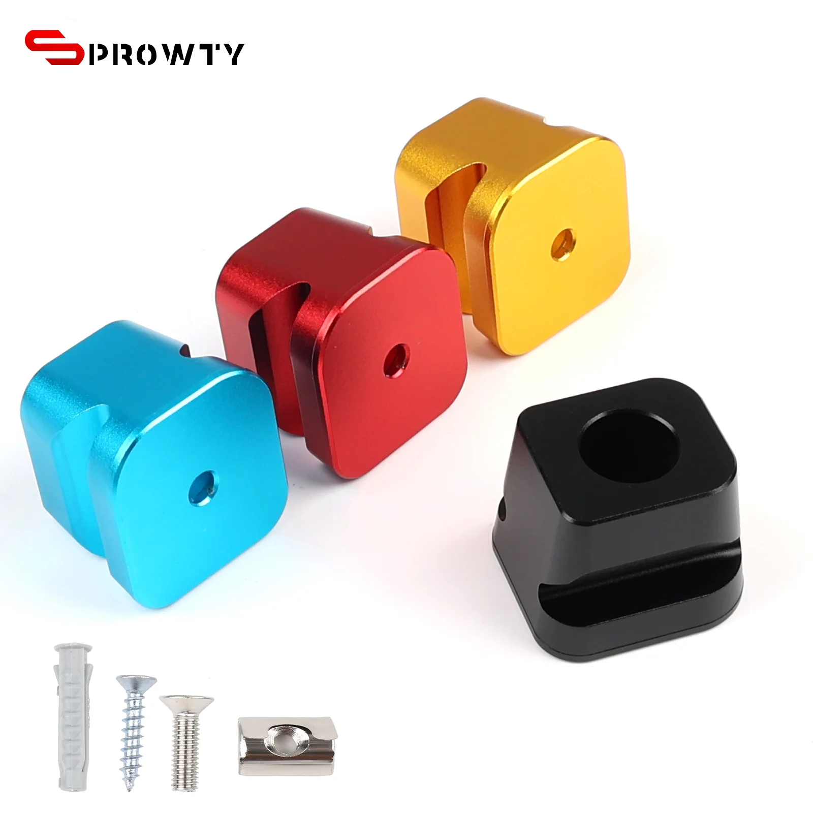 SPROWTY Simube Steering Wheel Wall mount For Fanatec QR2, Aluminum Alloy Material,CNC and Anodizing Process.