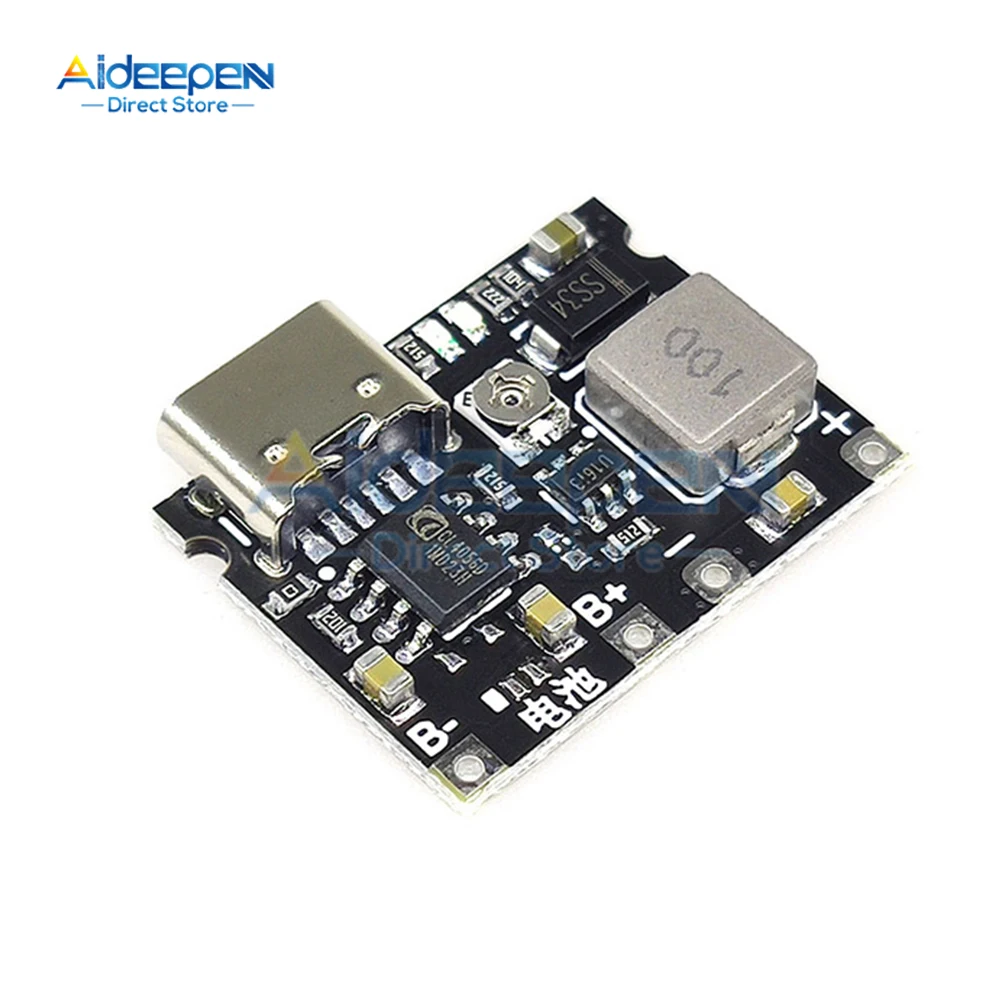 Type-C USB 5V 4.2V 2A Boost Converter Step-Up Power Module Lithium Battery Charging Protection Board For DIY Charger