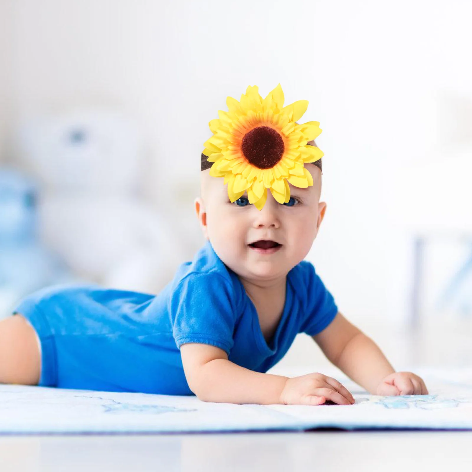 

1 Set Infant Dress Headband Newborn Photography Outfit Baby Girl Summer Baptism Celebration Cute Baby Shower Supplies Delicate