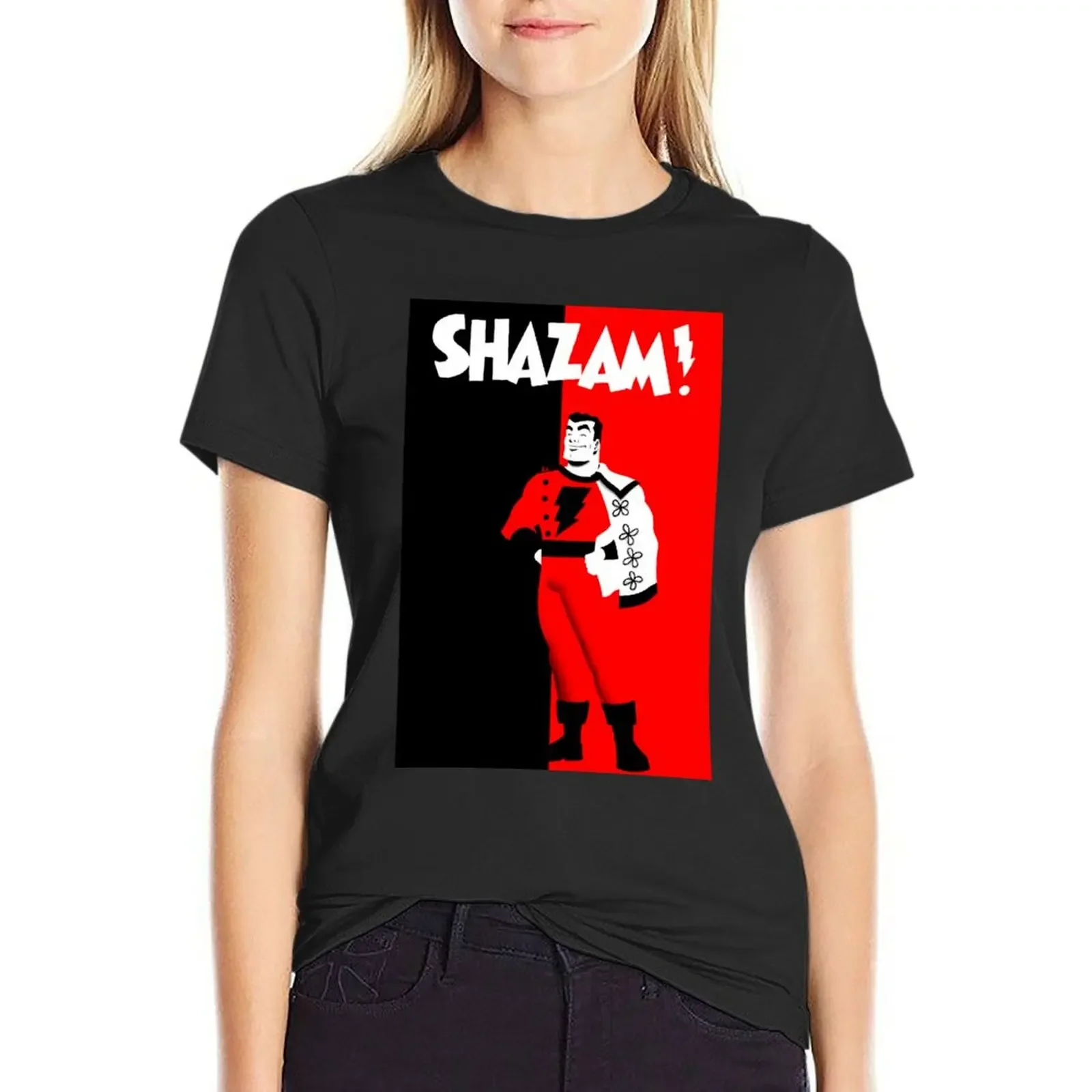 

SHAZAM! T-Shirt Aesthetic clothing korean fashion animal prinfor new edition t-shirts for Women graphic tees funny