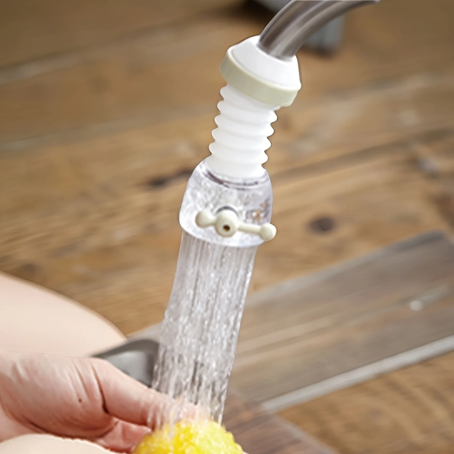 

Регулируемый удлинитель для крана, 1 шт., простая установка и снятие, пластик, аксессуар для кухонной мойки, кухонные принадлежности