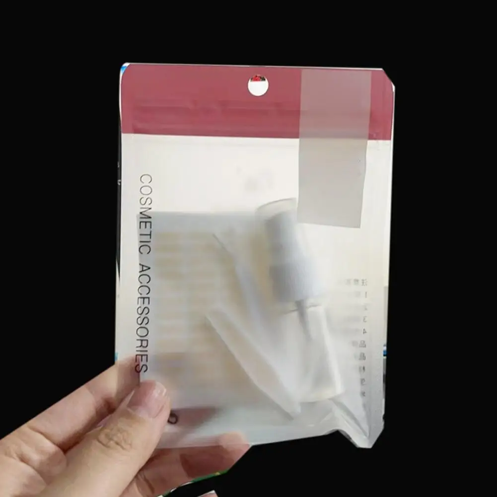 ลูกไม้ตาข่ายยกตาธรรมชาติแบบใสสติกเกอร์ติดเปลือกตาแบบมองไม่เห็นกาวในตัวสติกเกอร์ติดเปลือกตาแบบสองพับที่มองไม่เห็นสำหรับผู้หญิง