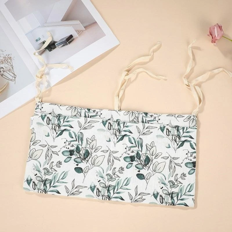 M76C حقيبة الحضانة الأساسية المعلقة سرير حقيبة التخزين سرير الرضع معلقة جيب حقيبة التخزين حقيبة محمولة لمستلزمات الطفل #4