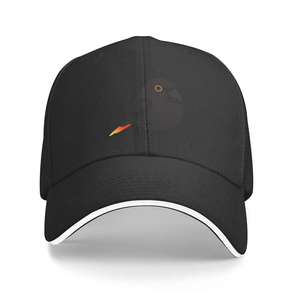 Chubby Black Lory Lorikeet Baseball Cap Cosplay Rugby beach hat Trucker Hats For Men Women's