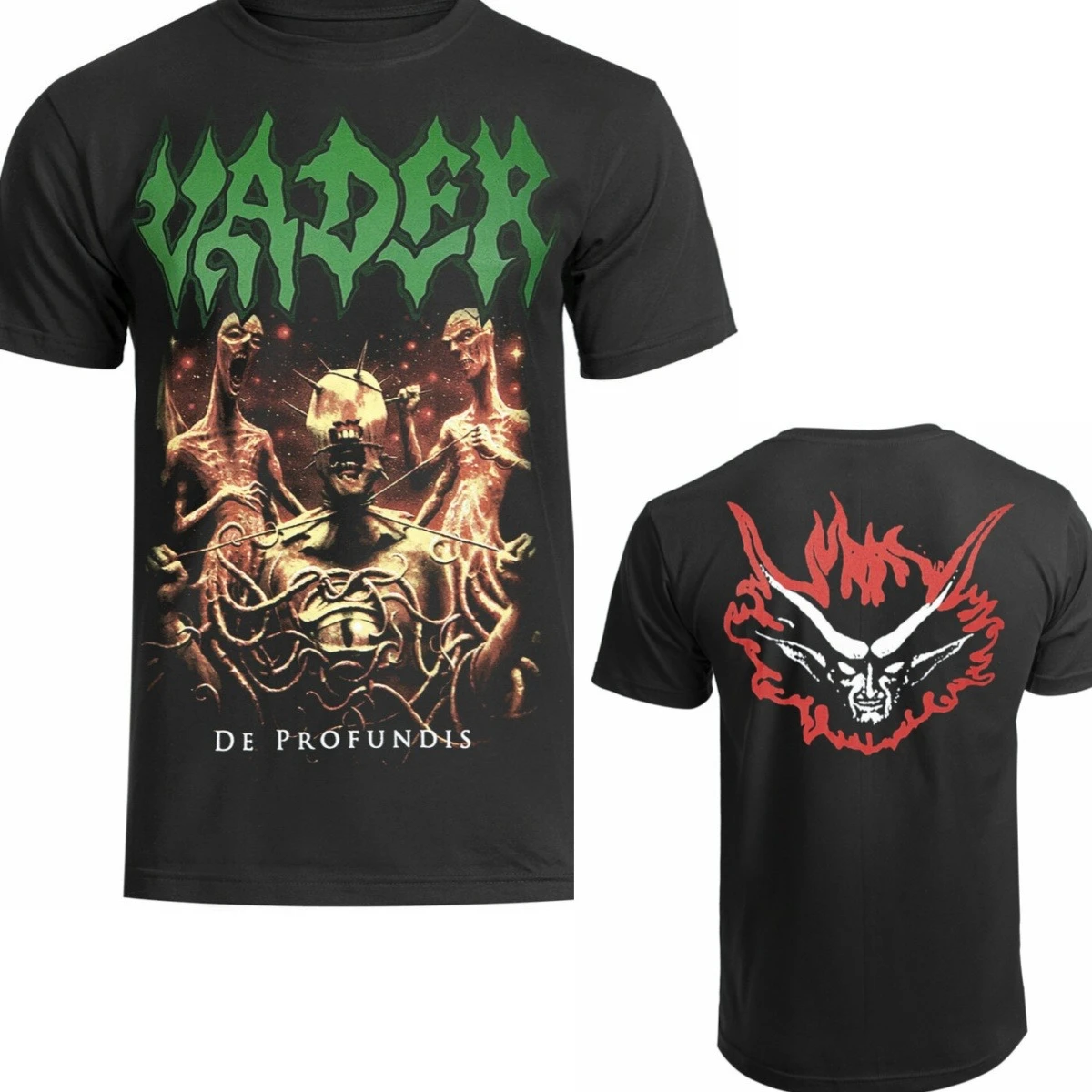 Vader Band Graphic Cotton T-shirt Unisex Short Sleeve Fashion Brand Tee Luxury Casual Vintage Tees
