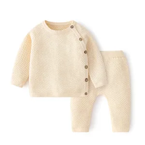 Baby clothing sets Spring Cotton Sets Boy Newborn Children's Girl Clothes Tops and Pants Knitted Sweater 6 Main Sales Kit Recem Born - №6