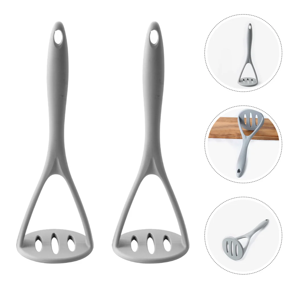 

2Pcs Potato Ricer Stainless Steel Manual Press Kitchen Tool Mashed Potato Maker Vegetable Squeezer Handheld Masher Nylon