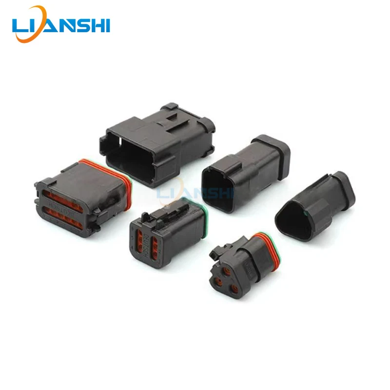 DT04-12P-E003 Dichi type connector, DT06-6S-CE05 covered excavator wiring harness connection plug, DT06-2S-CE05