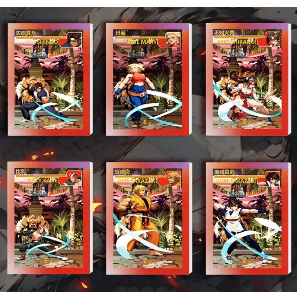 King Of Fighters Cards KOF 97 Arcade Fighting Game Character Kyo Kusanagi Kids Toys Fantasy Boy Collection Cards Birthday Gifts