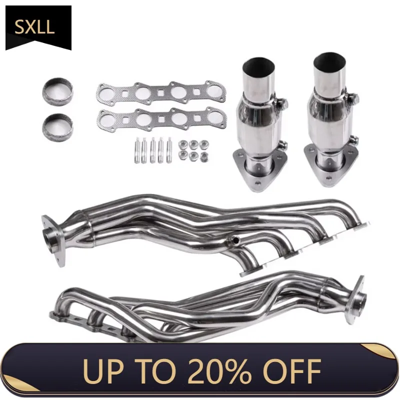 

SXLL 1999-2003F150 97-99 F250 5.4L Custom Manifold Exhaust Manifold and Washer Kit Stock Exhaust Header