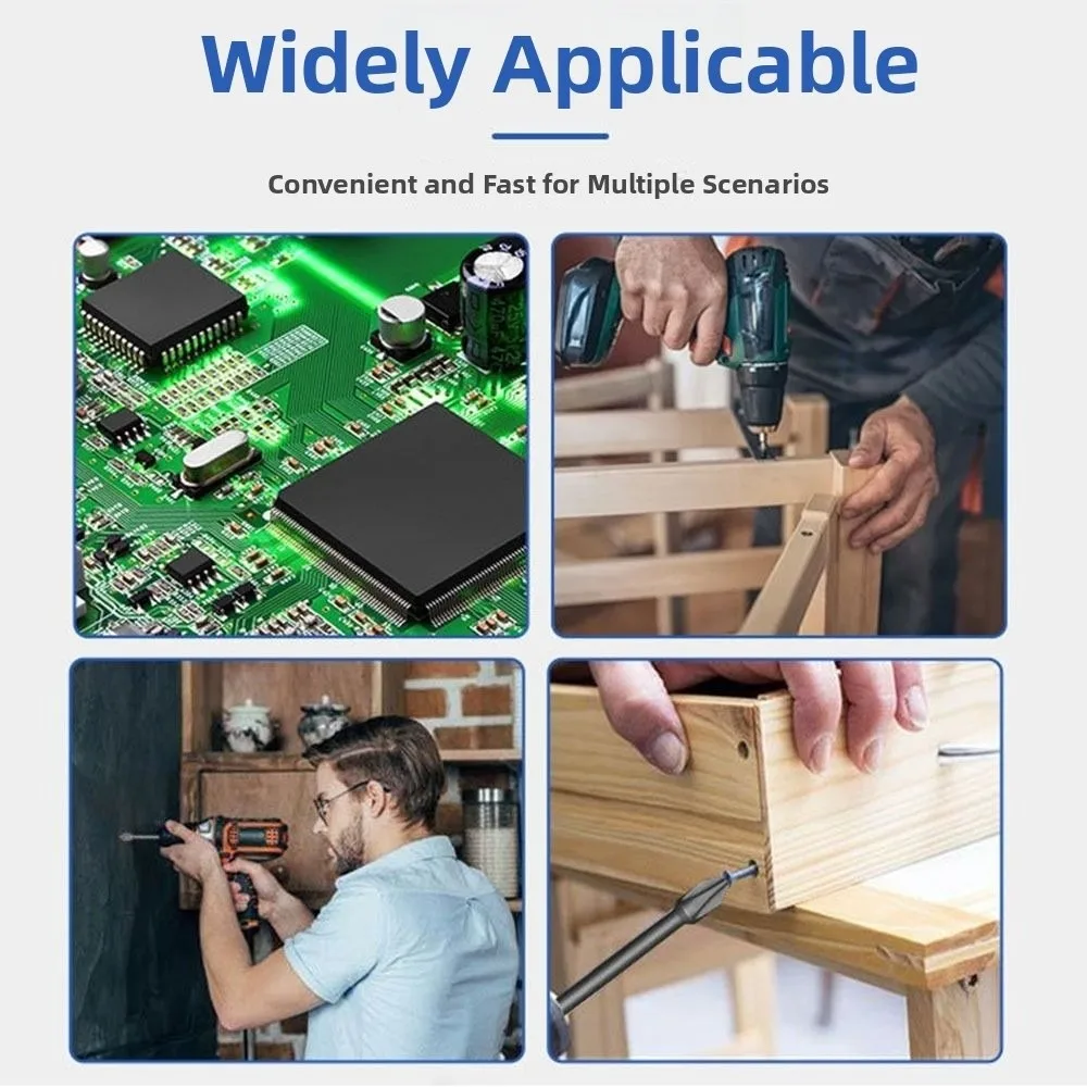 

46 шт. портативный нескользящий набор отверток противоударная крестовая отвертка с шестигранным хвостовиком пакетная головка магнитная ударная гайка набор отверток