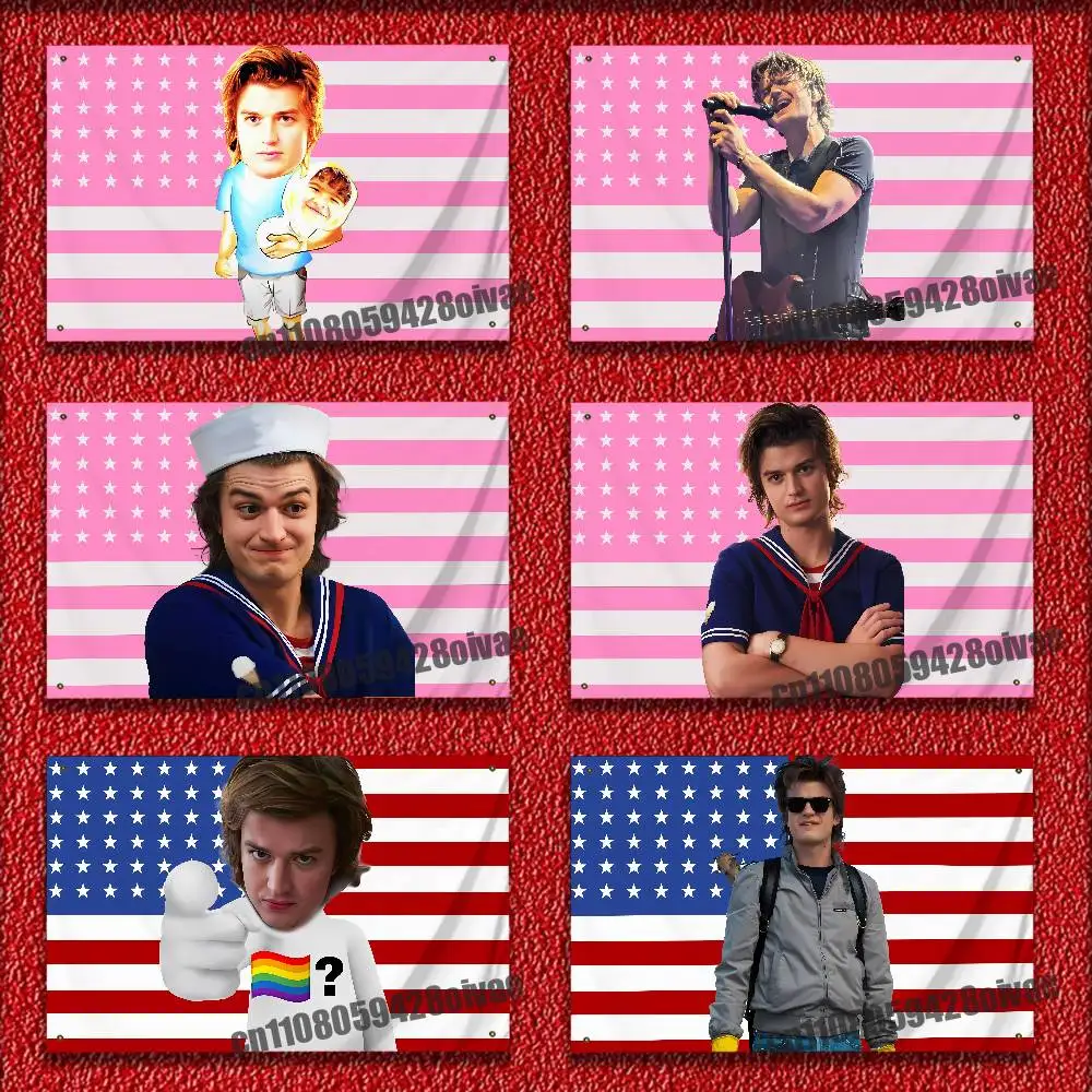 

America USA Actor J-Joe Keery Flag For 50*70cm 60*90cm 60*110cm 80*120cm 100*150cm 150*200cm Camp Banner Tapestry