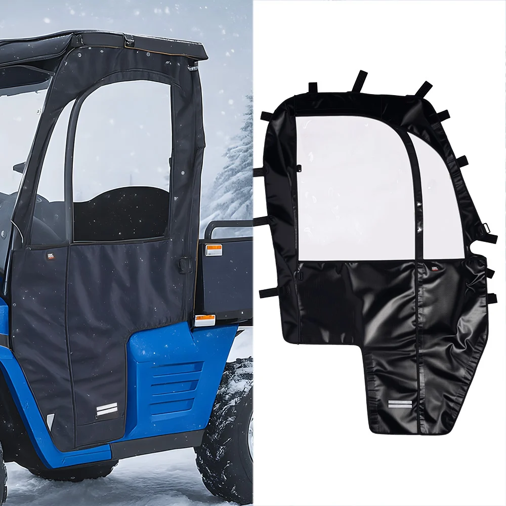 

Soft Side Doors Cab Enclosure Zipper Window For Hisun 400, Coleman UT400, Hisun Sector 400, Massimo MSU400 with Clear Window