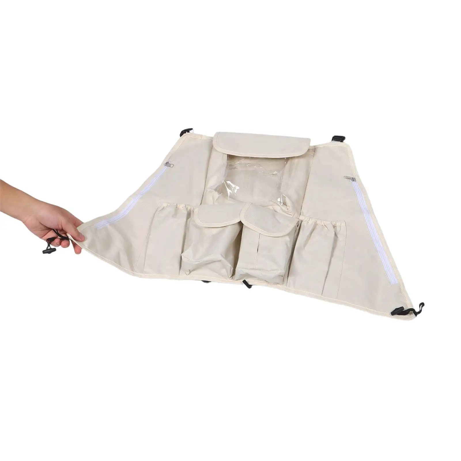 Baby Stroller Organizer Large Capacity Hanging Bag Water-Resistant Oxford Fabric Multipocket Pram Gear for Daily Outings Travel