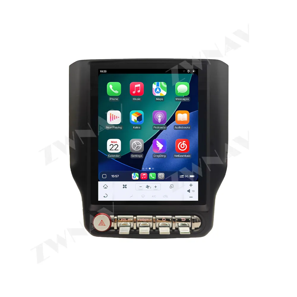 

10.4” For Dodge Ram 2019-2021 Android auto touch screen GPS navigation carplay multimedia player radio wireless head unit