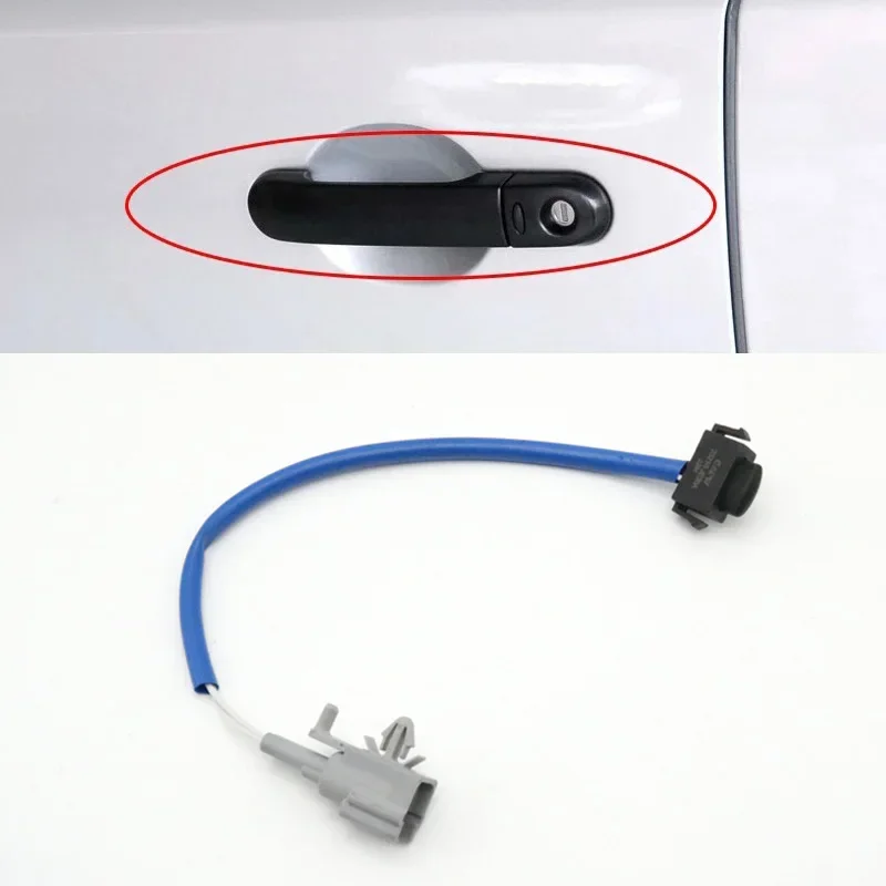 

Car Exterior Door Pull Handle Smart Keyless Sensor Button Switch Cable For Nissan Tiida Livina Micra K12