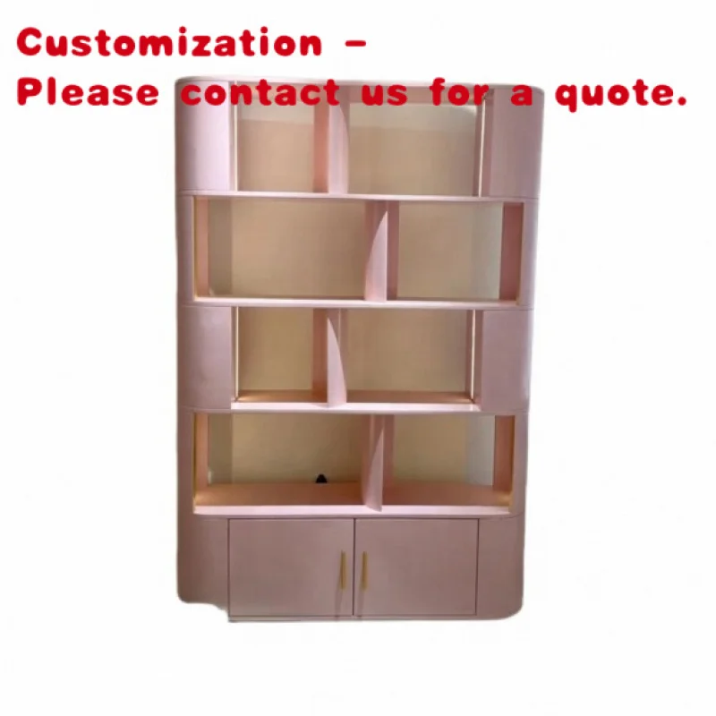 

На заказ.Yicheng Салон красоты Косметические полки для витрины флаконов духов со светодиодной подсветкой Роскошный макияж Красота Шкаф-витрина Мех