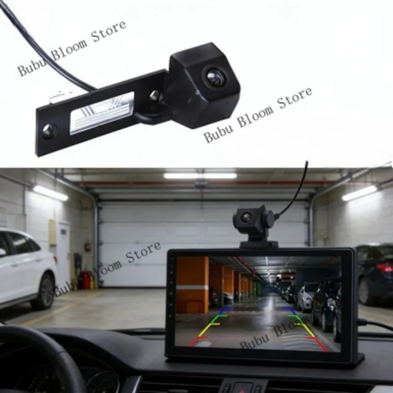 Caméra de recul HD grand angle pour voiture – Caméra de recul pour VW Transporter T5 T30 Caddy Passat B5 Touran Jetta