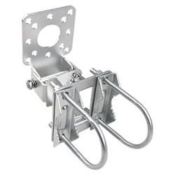 Antenna Fixed Mount Bracket for AP Bridge Box Multi Function Pole Holder Clamp Clip Hoop Adjustable Angle Iron Plated Dacromet