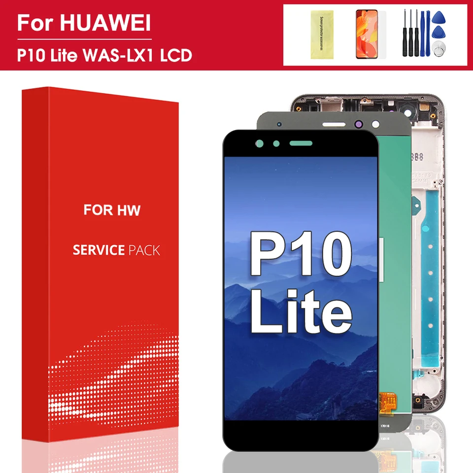 Display For Huawei P10 Lite Display Touch Screen with Frame