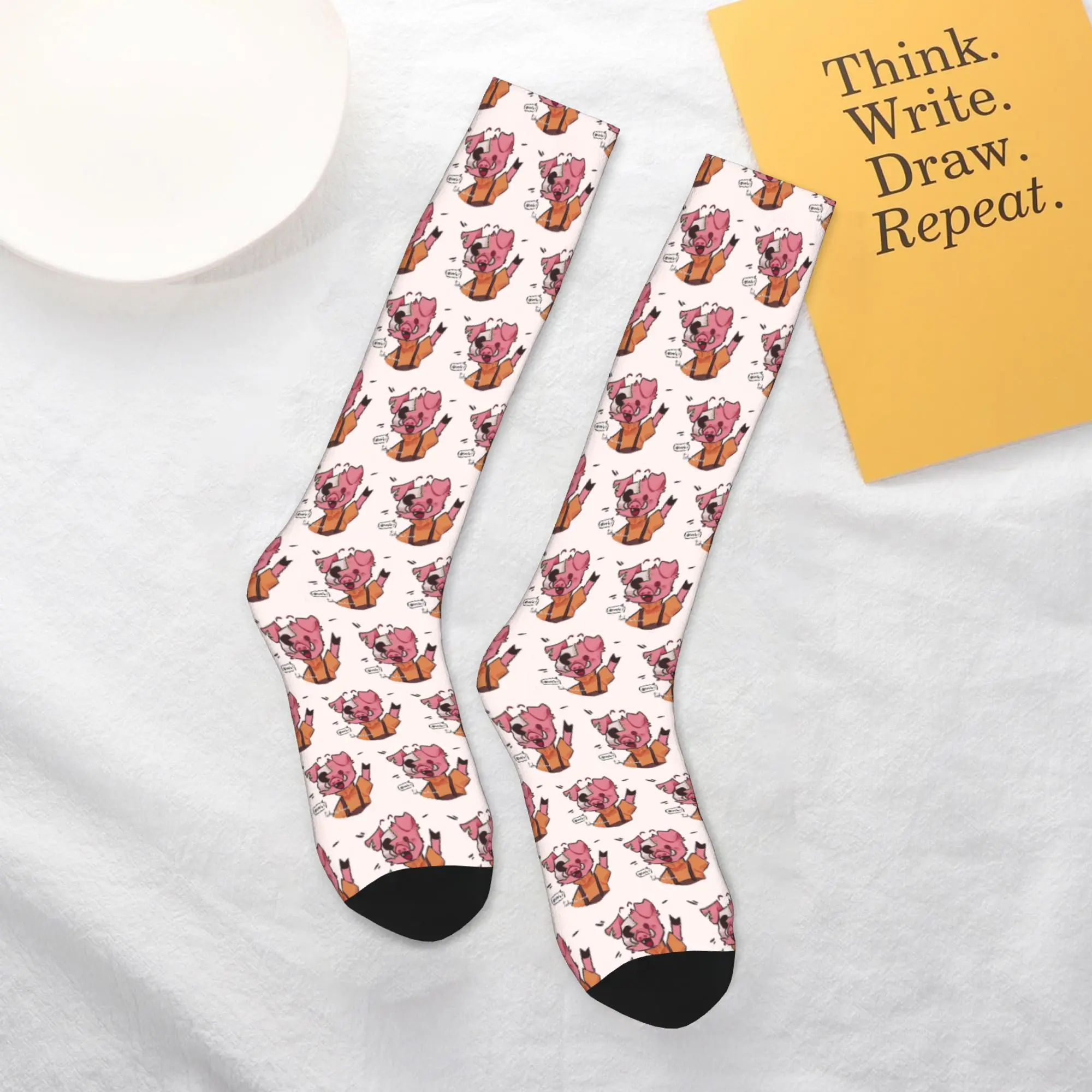 

All Seasons Crew Stockings Micheal! Dsmp Socks Harajuku Crazy Hip Hop Long Socks Accessories for Men Women Birthday Present