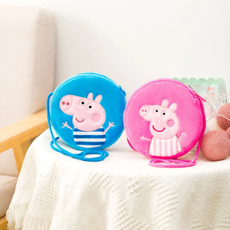 Portfelik Mini Peppa Pig George na Monety Kieszonkowy Portfel dla Dzieci Zabawki Prezent Portfel z Kreskówką Prezent na Boże Narodzenie dla Dzieci