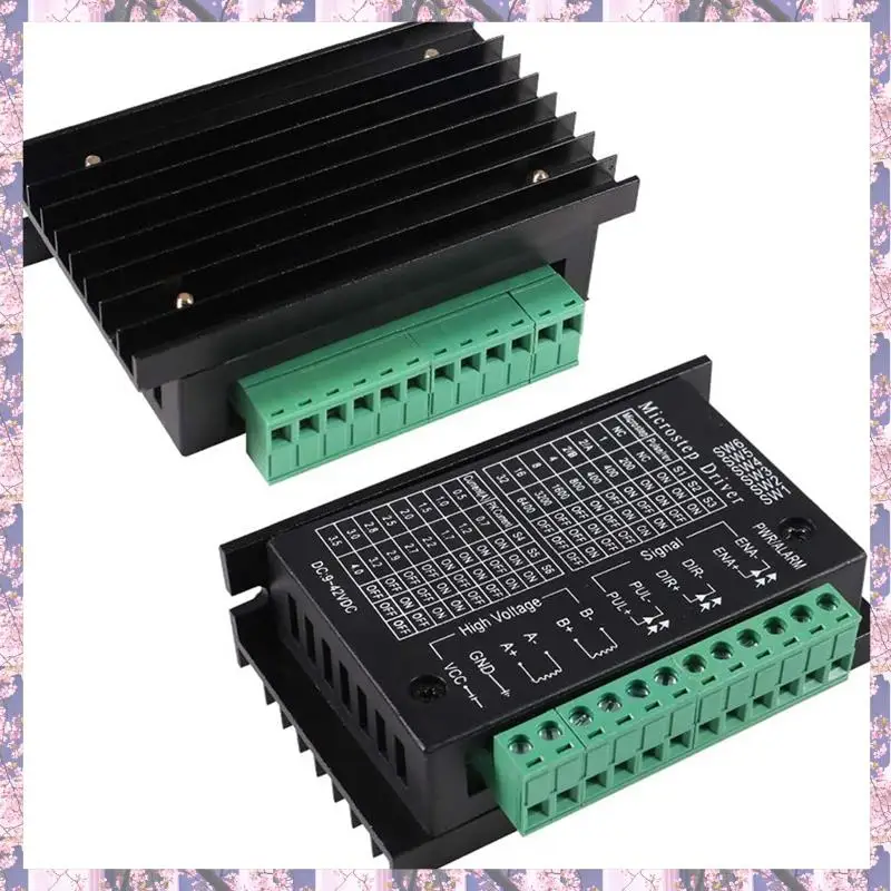 

Retail TB6600 Stepper Motor Drivers, 8Pack 4A Stepper Driver Controller CNC Digital Mini Step Driver For 42/57/86 Stepper Motor