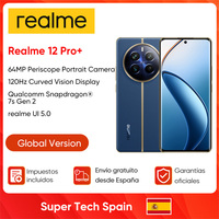 2025 realme 12 Pro+ 5G SDM 7s Gen 2 SONY IMX890 OIS 64MP Periscope Portrait Camera 3X Optical Zoom 120Hz Curved Vision Display