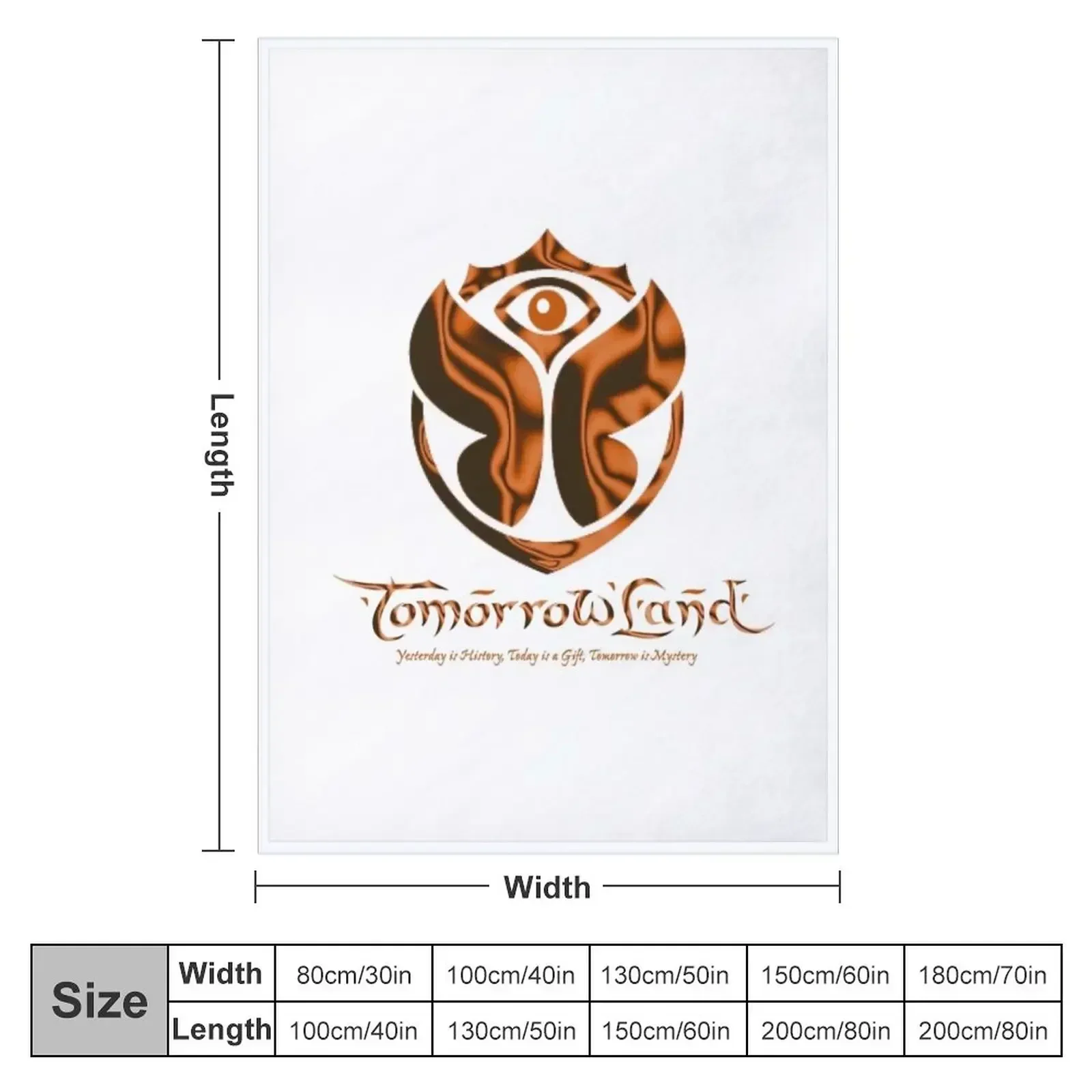 Tomorrowland - Festival music Throw Blanket blankets ands Luxury Brand Soft Big Soft Blankets