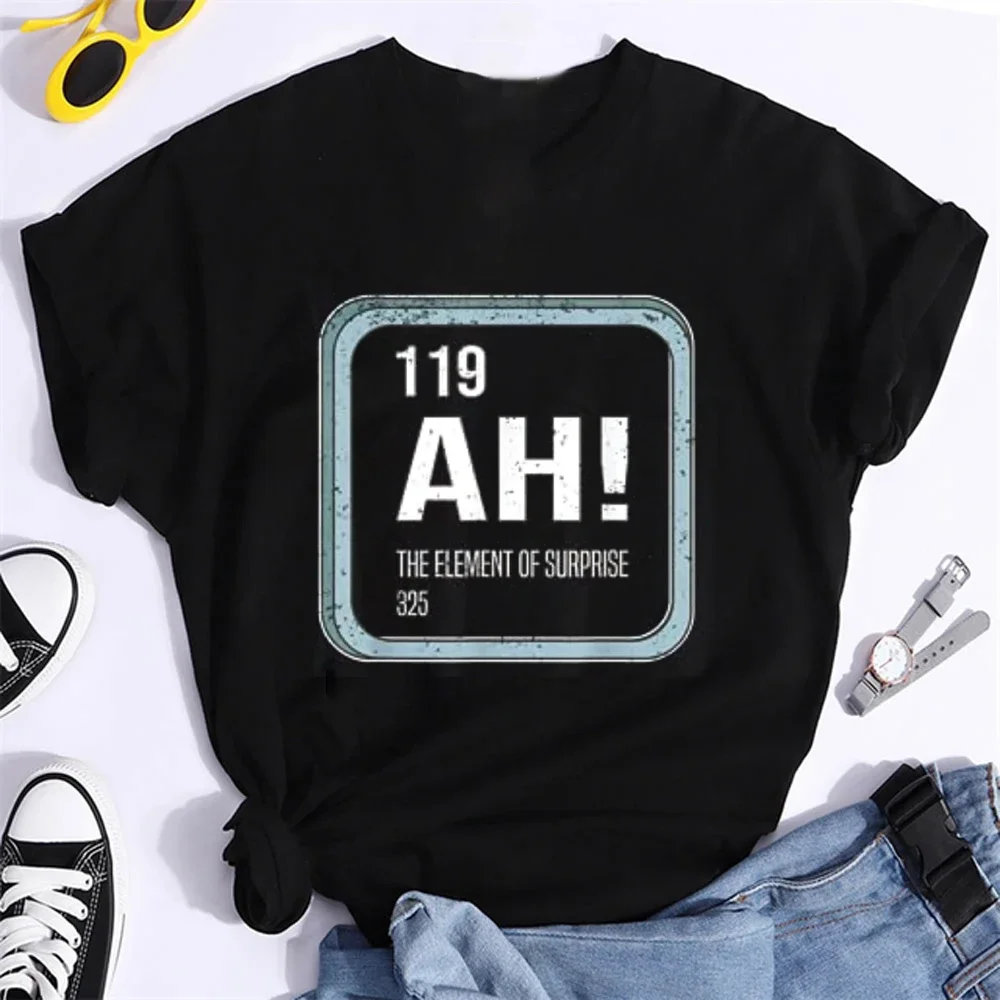 T Shirt Woman New Chemistries Funny Science Girl Unique Casual Summer T Shirt for Women Tops Tees Funny New Graphic Casual Tees