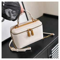 High End Handbag Women 2024 New Trendy Fashion Texture Single Shoulder Bag Commuting Crossbody Bucket Bag Lady Mini Phone Bag