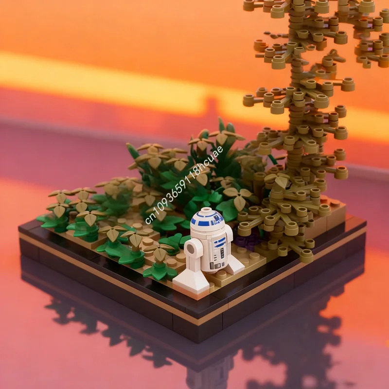 

233 шт. MOC Run Star Battle Модель Строительные блоки Строительная игрушка Сборка Идея Рождественский подарок Образовательный кирпич Дети День рождения