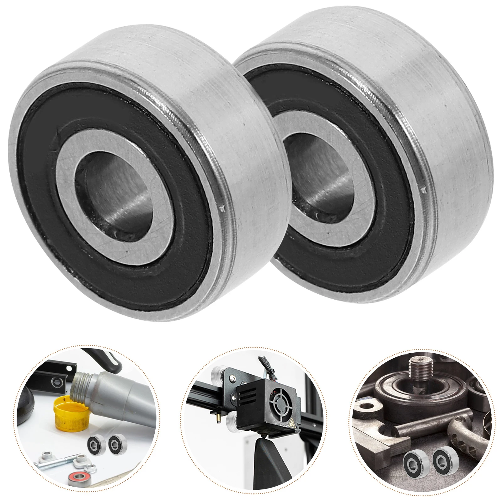 Rodamientos de precisión de acero de alta velocidad, equipo de Fitness suave, polea de repuesto, rodamientos sellados, Hardware, 10 Uds.