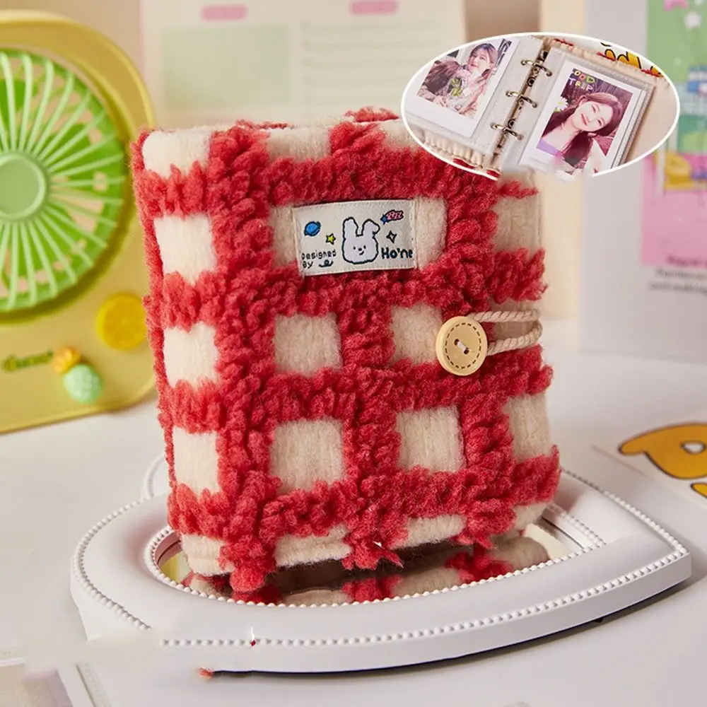 

Loose-leaf Plush Photo Album Binder 3 Inch DIY Photocard Collection Books Exquisite Anti-scratch Photocard Holder