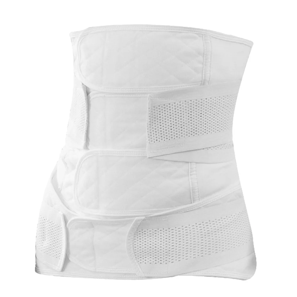 

Postpartum Belly Band Cotton Waist Trimmer Breathable Soft Recovery Girdle Adjustable Belly Wrap Postnatal Body Shaper