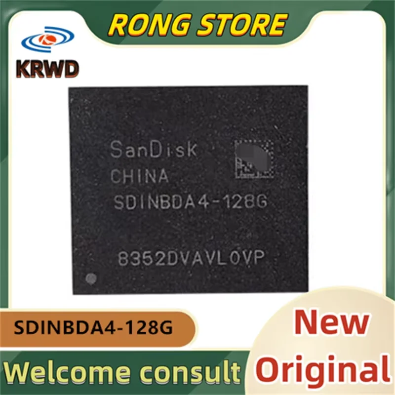 

(2 шт.) новый и оригинальный чип IC SDINBDA4-128G SDINBDA4 BGA