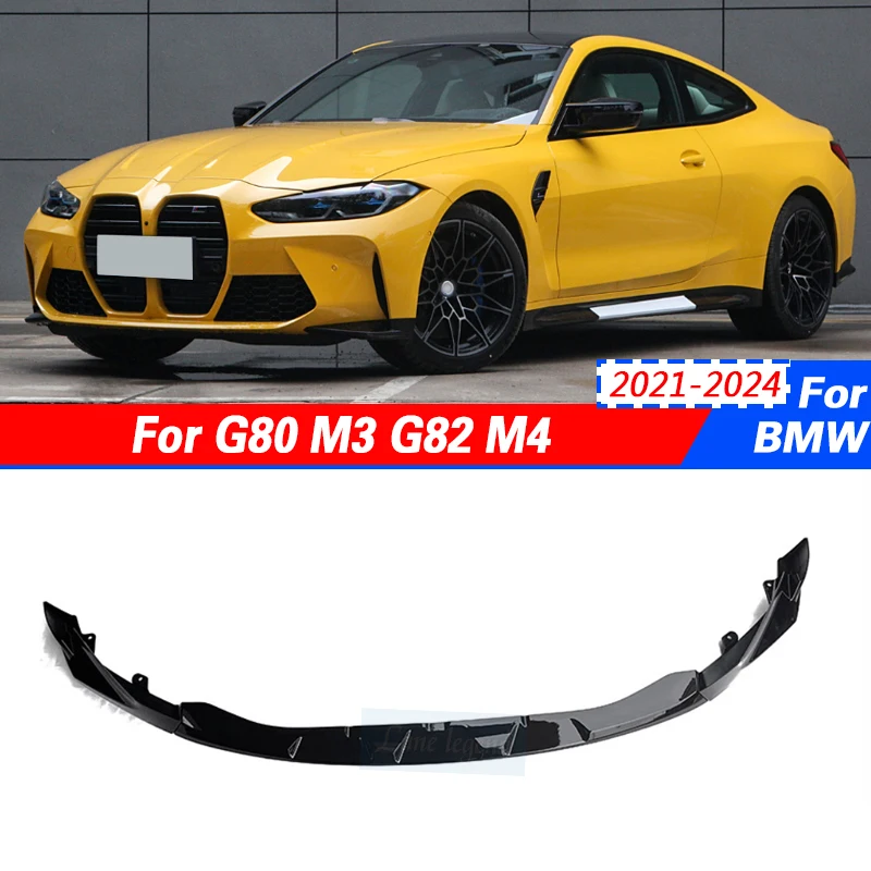 

Car Front Bumper Spoiler Lip For BMW G80 M3 G82 M4 2021-2024 Lower Splitter Blade Protection Plate high quality body kit