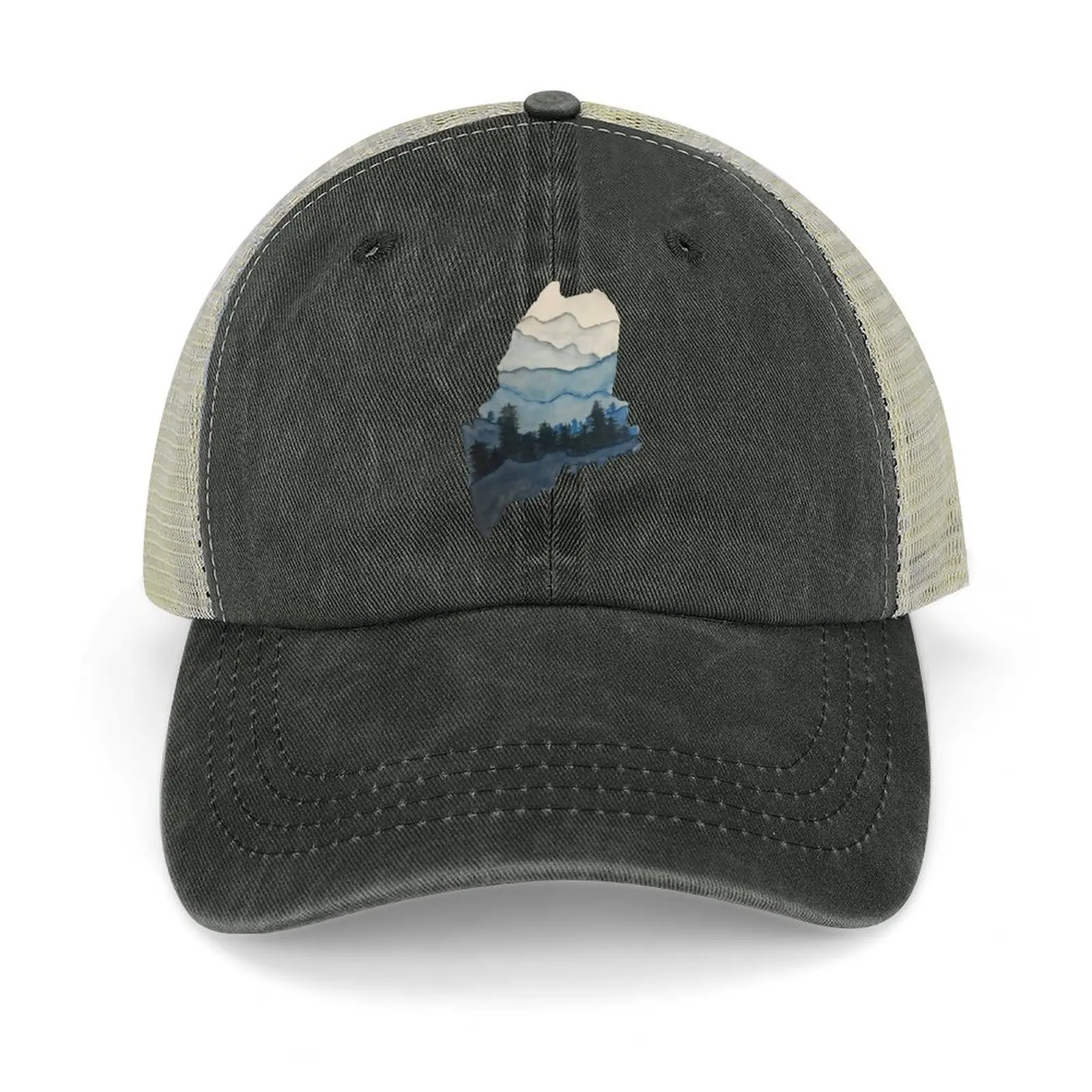 

Maine Mountains Baseball Cap Ball Cap Kids Hat fun hats Caps Women Men's