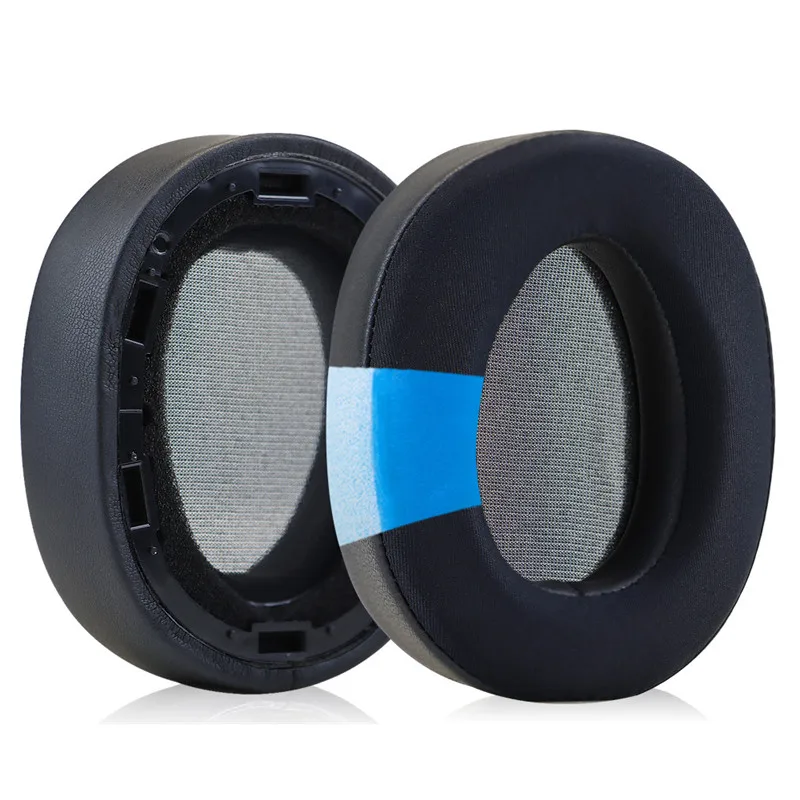 

New Ice gel Ear Pads Cushion For Sony MDR-100ABN Headphone Replacement Earpads Soft Leather Sponge Earphone Sleeve With Buckle