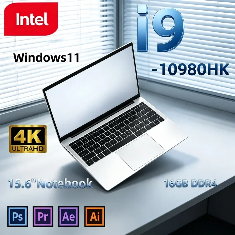 

High Performance Win11 Notebook 15.6" I9-10980HK 120Hz FHD IPS 16/32GB RAM 2TB SSD Backlit Keyboard Business Laptop