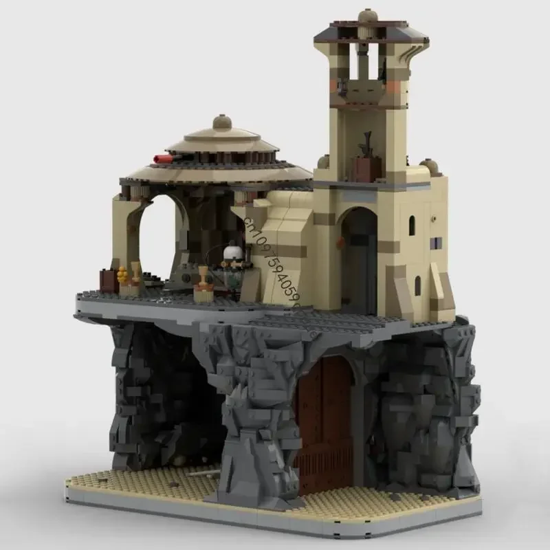 

New 1581Pcs Famous Star Battle Movie Moc Rancor Pit Model Custom Puzzle Diy Creative Ideas Kids Toy Birthday Christmas Gift 9516
