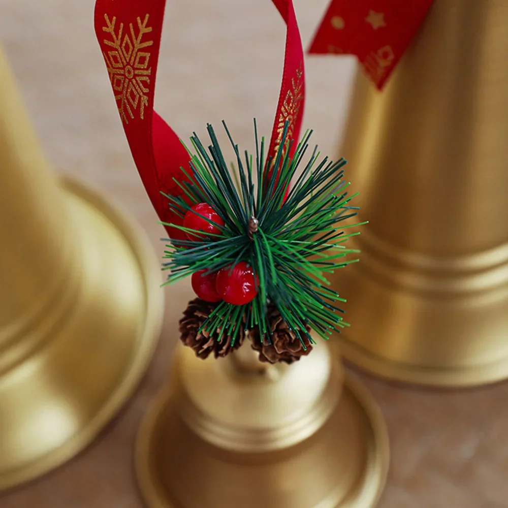 

Golden Christmas Bell Pendant Decoration Christmas Tree Ornament High-Quality Christmas Bell For Home Indoor outdoor decorate