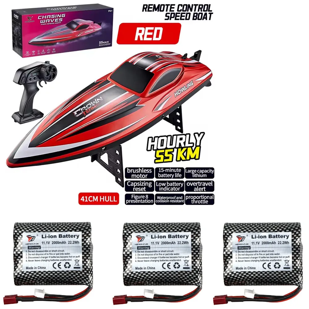 

HJ818 PRO Пульт дистанционного управления Лодка Батарея 11,1 В 2000 мАч Использование для деталей HJ818 PRO