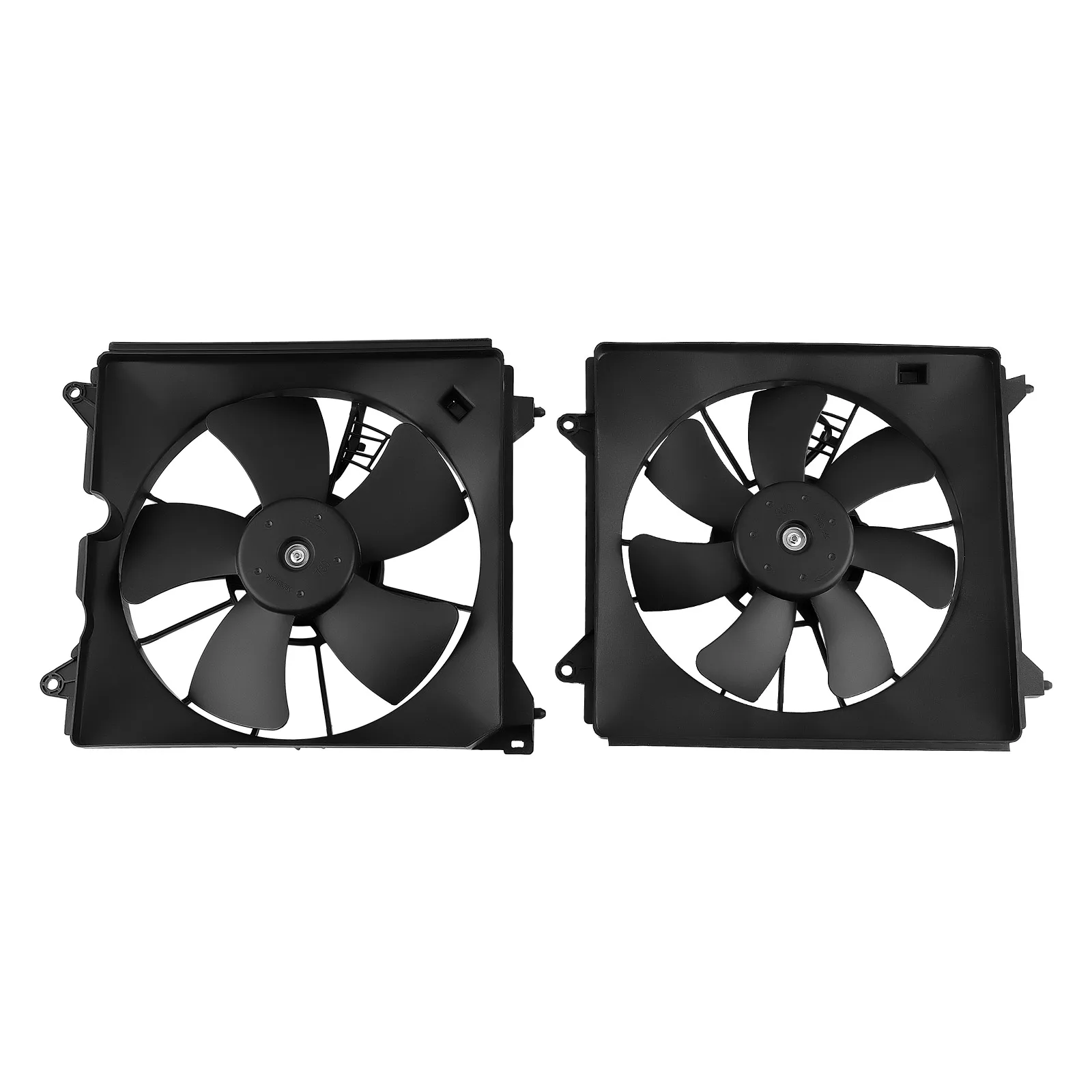 AC Condenser Radiator Cooling Fan Assembly Pair for 2013-2017 Honda Accord 386155A2A01 190155A2A01