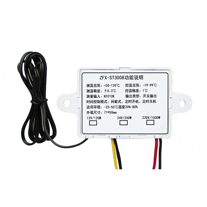 Hot TTKK ZFX-ST3008 Microcomputer Display digitale regolatore di temperatura termostato Intelligent Time Controller regolabile Elect