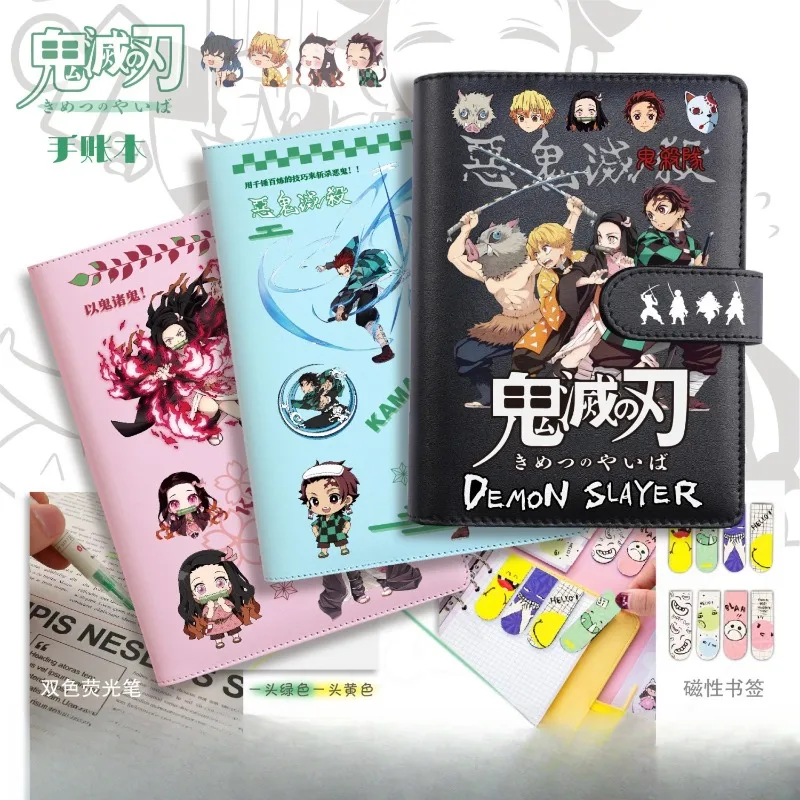 

Demon Slayer Tanjiro Kamado Youdouzi Yiyong Zenitsu Fashion Printed Ledger Cute Cartoon Two-dimensional Diary Student Notepad